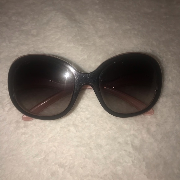 Prada classic shape black/pink sunglasses - Picture 2 of 7